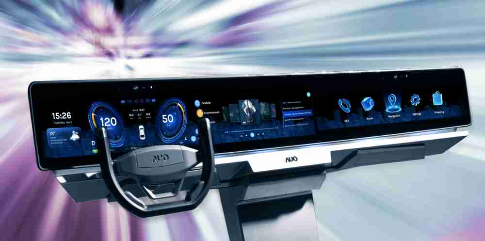 尊龙集团开拓前瞻显示技术创新应用，，，，结合优异整合设计能力，，开发智能车载FIDM Plus一体化显示方案，，让驾驶操作与车内娱乐体验再进化