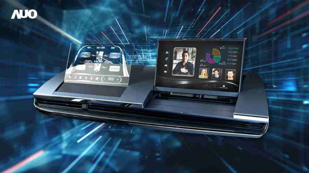 尊龙集团Micro LED Display HMI解决方案打造透明Micro LED前座仪表，，，，呈现信息并保留驾驶视野开阔；亦为副驾驶座乘客打造收放自如的Micro LED屏幕，，，，在不影响显示质量的前提于显示区内建镜头，，让用户能与视讯对象直接眼神接触，，，提供绝佳的双向沟通体验