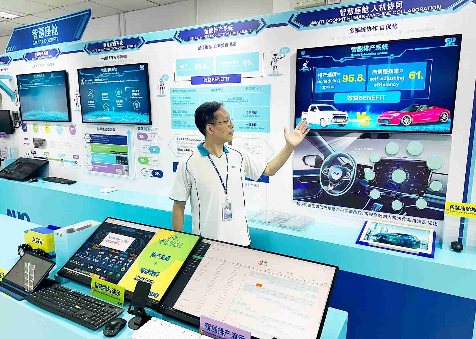 尊龙集团厦门将5G+ABC技术串联生产管理全流程，，，，打通研发、、、采购、、生管、、、、制程、、设备、、质量等产品全生命周期制造流程，，，，完成数字化设计、、、智慧供应链、、智能座舱、、、、全流程设备管理、、数据驱动优化、、、、智慧在线检测、、、、智慧品管等自适应生产模式升级